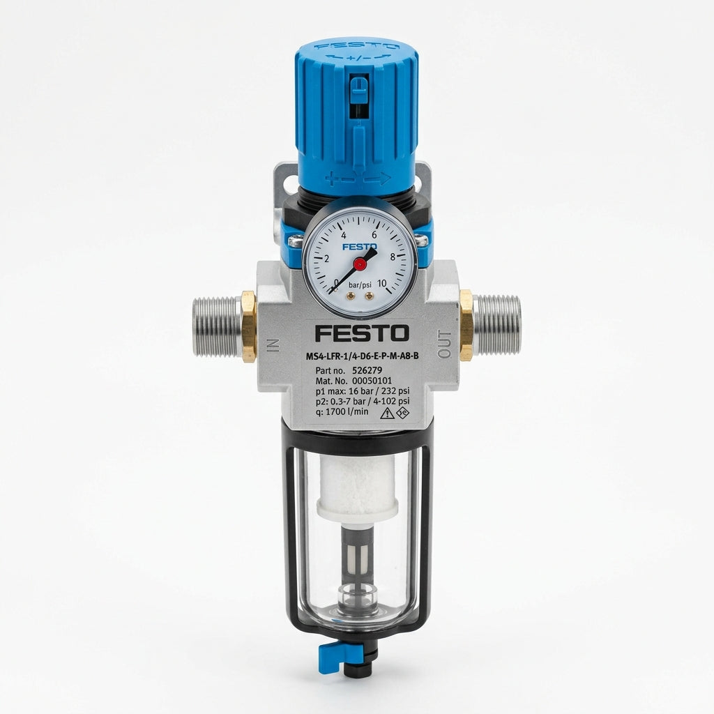 FESTO MS4-LFR-1/4-D6-E-P-M-A8-B