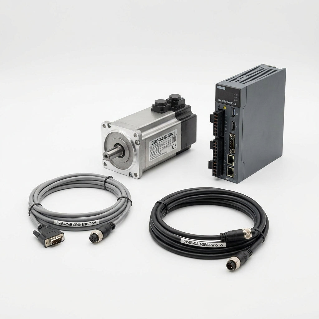 Kit SE60-2-013H30-I1+SV-E3P040A2-A+SV-E3-CAB-SE60-ENC-T-5M+SV-E3-CAB-SE6-PWR-T-5