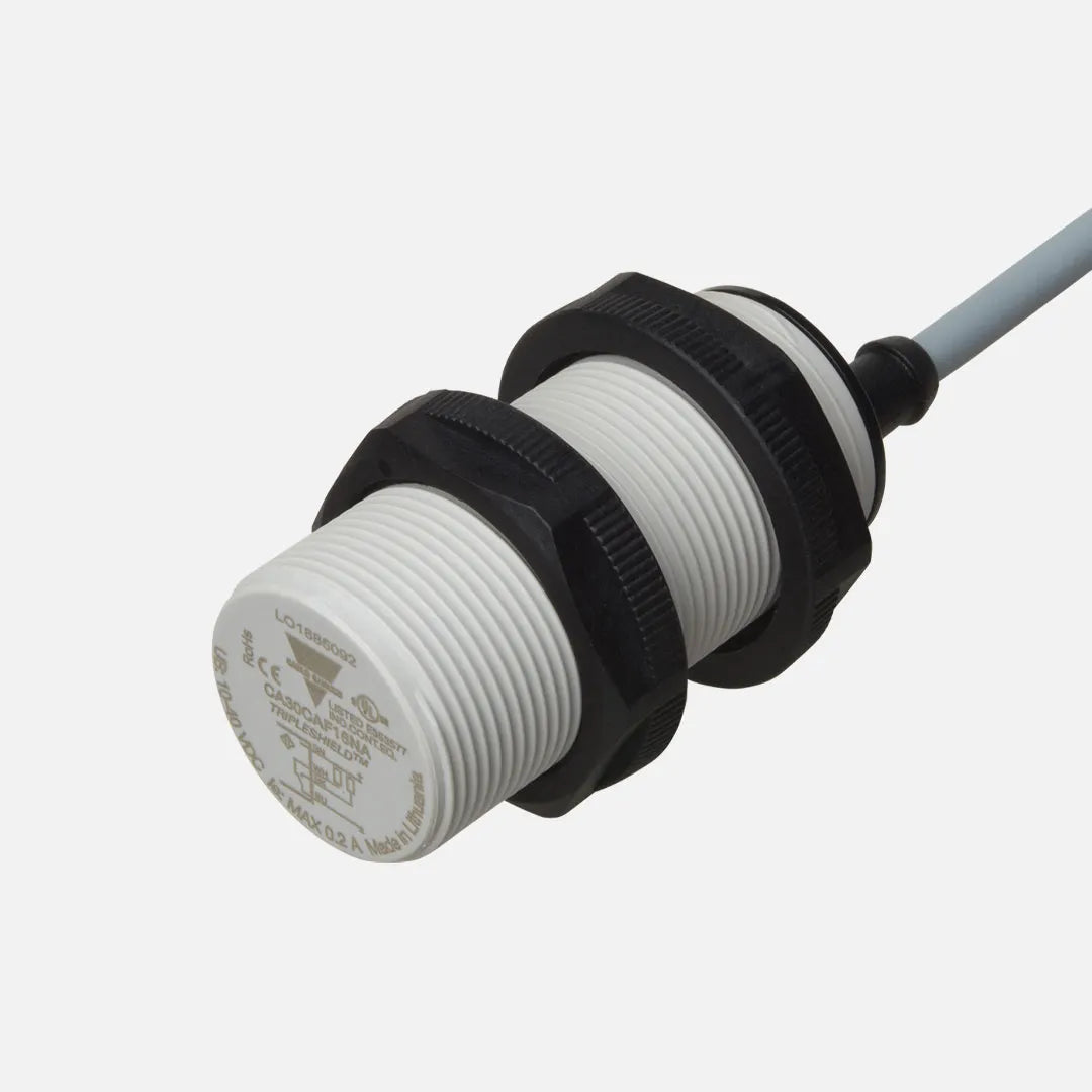 Sensor de proximidad rasante M30 16mm 10-40VCD Salida NPN 1NA + 1NC IP68
