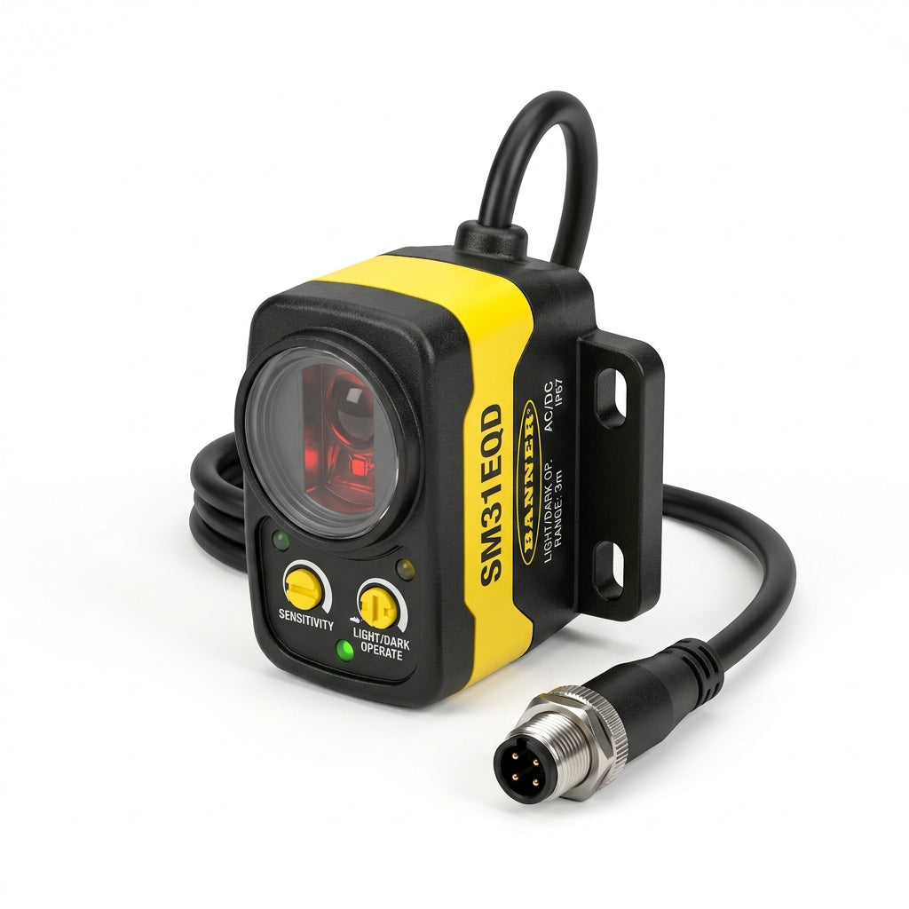 Mini-beam Sensor Tensión Continúa Banner Sm31eqd