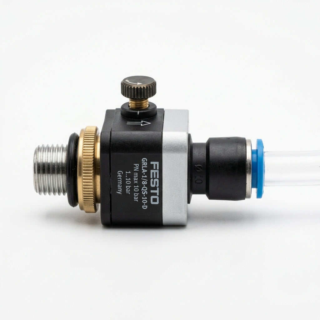 FESTO reguladores de caudal de conexión 1/8 a manguera 10mm