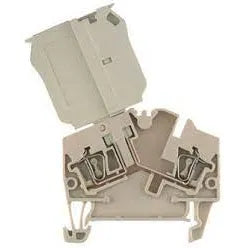 ZTR 2.5-2/SI Clema Roof portafusible europeo 2.5mm² 26-12AWG 6.3A 400VVCA Beige