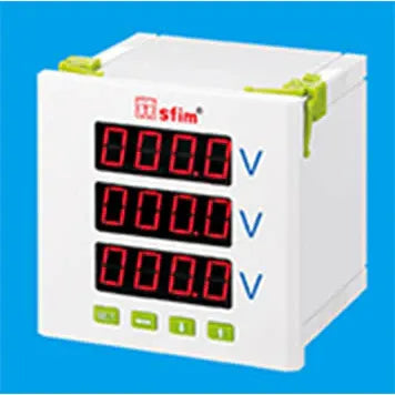 Multímetro trifásico RMS 85-265CA p/montaje en tablero 0-600VCA 96Hx96W