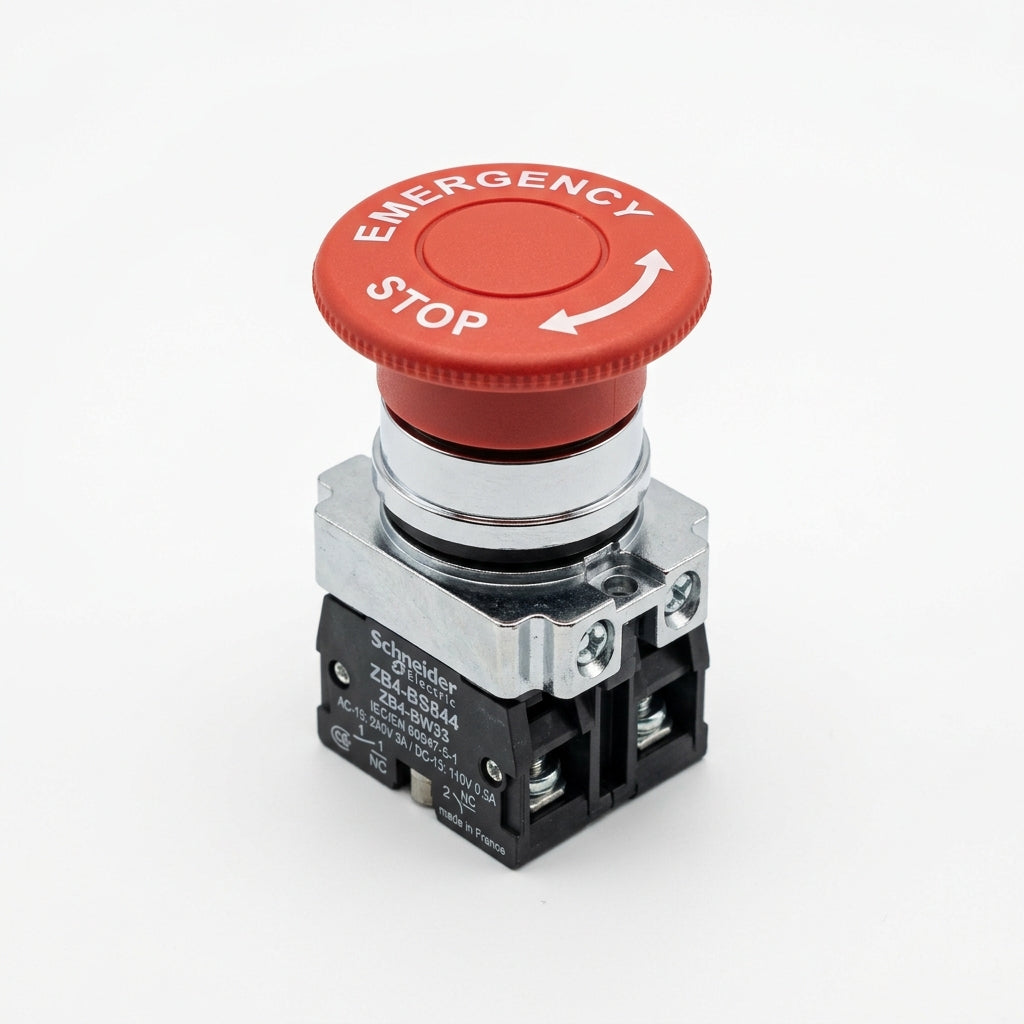 SCHNEIDER ELECTRIC	ZB4BS844 Botón de emergencia
