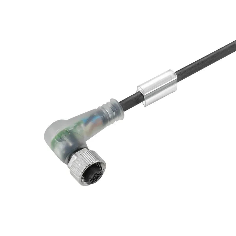 SAIL-M12BW-4-2L10U Cable conector LED hembra acodado M12 4P 10mt Codigo A IP68