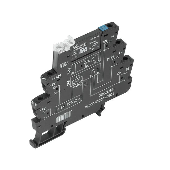 TOS 5VDC 48VDC0,1A Interfaz con relé SSR 6.4mm 1CO 0.1A Input 5VCD Output 48VCD