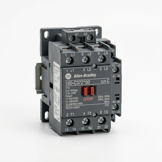 Allen Bradley 100-c37z*00 Ser C contactor trifásico IEC Con Detalles