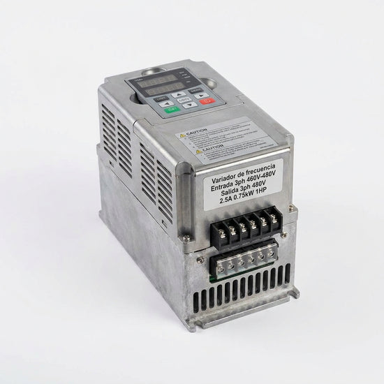 Variador de frecuencia Entrada 3ph 460V-480V Salida 3ph 480V 2.5A 0.75kW 1HP