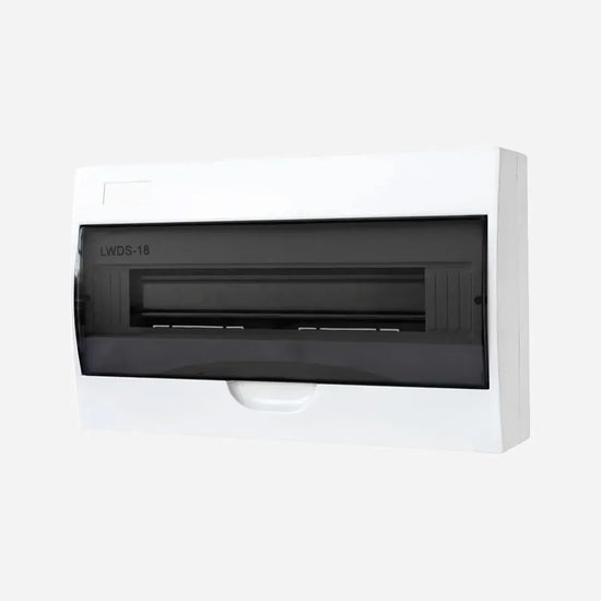 Caja de dist. p/sobrep. vent. transp. 18M 363HX220WX99D Plastico ABS IP40