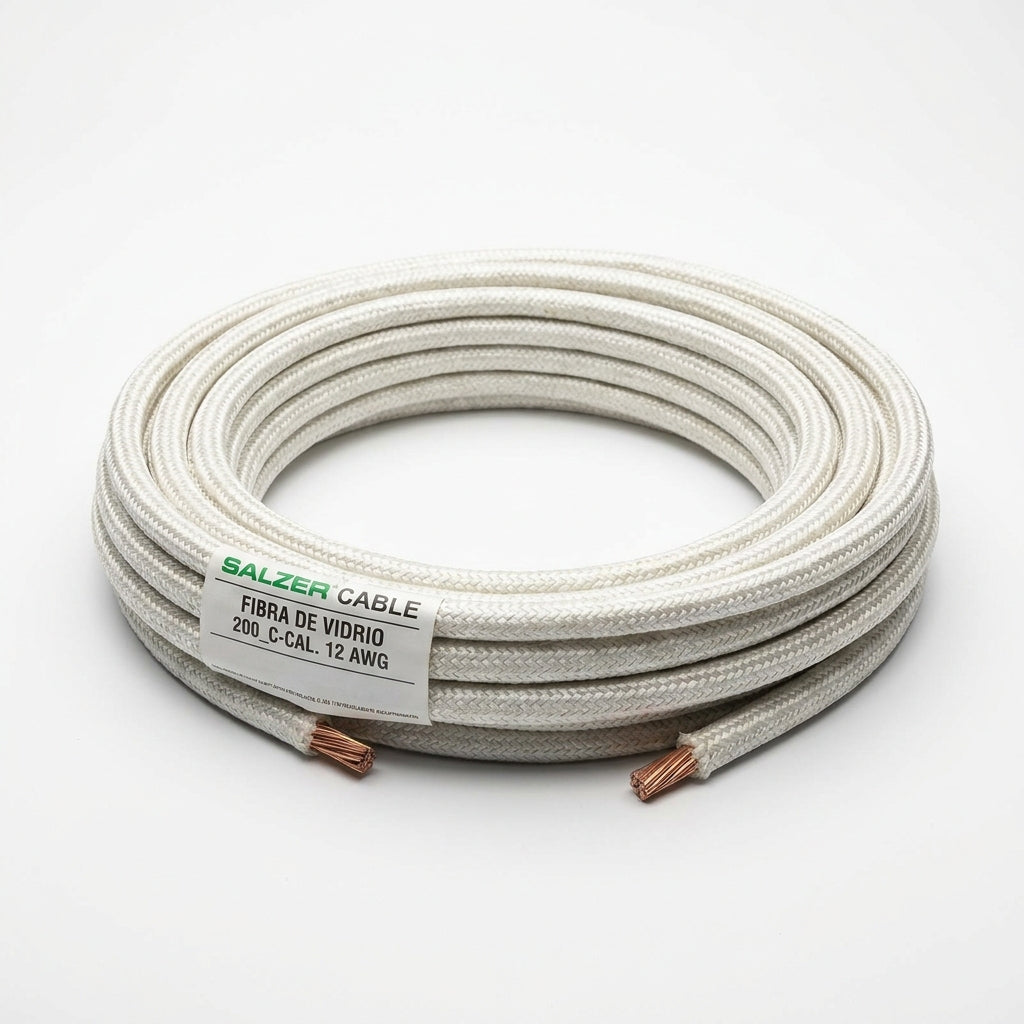 CABLE FIBRA DE VIDRIO 200_C-CAL. 12 AWG MARCA SALZER
