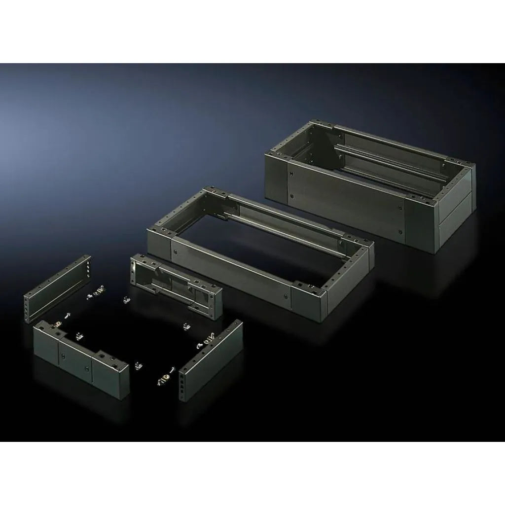 SO Zócalos completos de chapa de acero 100Hx800Wx400Dmm RAL 7022