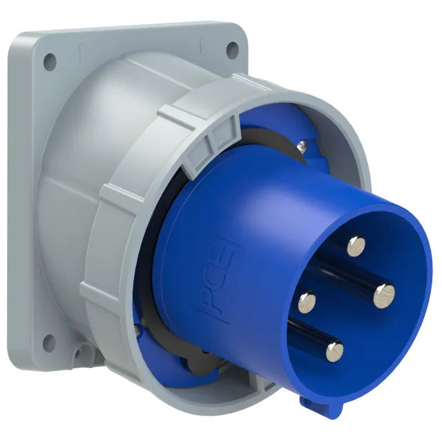 2665 Clavija empotrar/rect. 3P+T 9H 125A 230V IP67 Azul