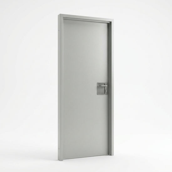 TS Puerta ciega derecha de chapa de acero RAL 7035 1800Hx600Wmm 1 pieza