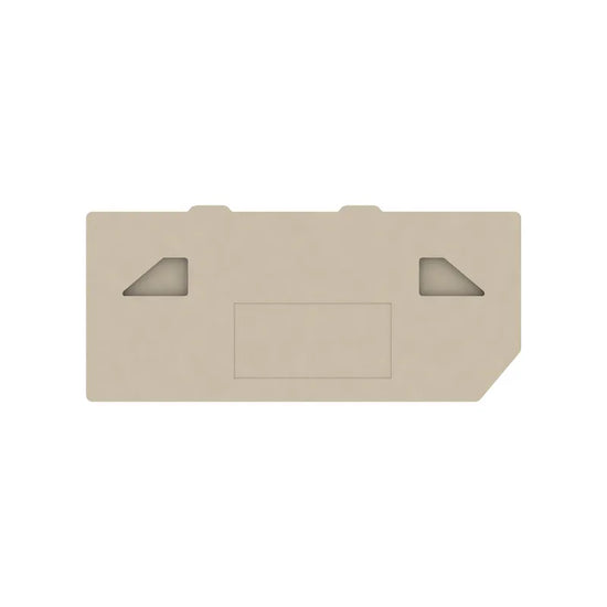 PAP PTR2.5/4 Tapa final beige para clema PTR2.5/4