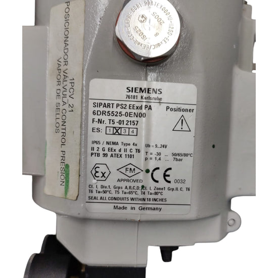 Siemens 6dr5525-0en00 posicionar de válvula de presión