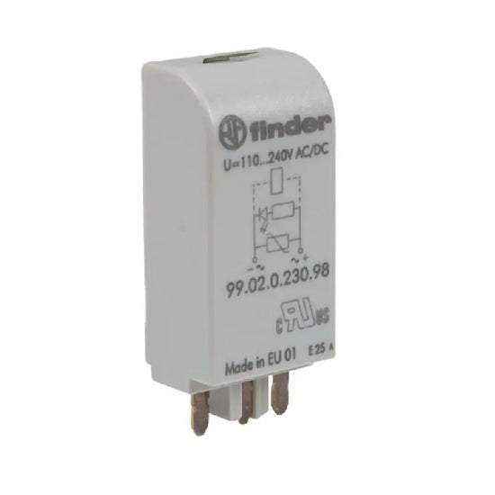 Módulo LED Indicador + Varistor 110-240VAC/DC Para serie 90, 92, 94, 95, 96, 97