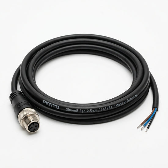 Festo Sim-m8-3gd-2,5-pu Cable de conexión