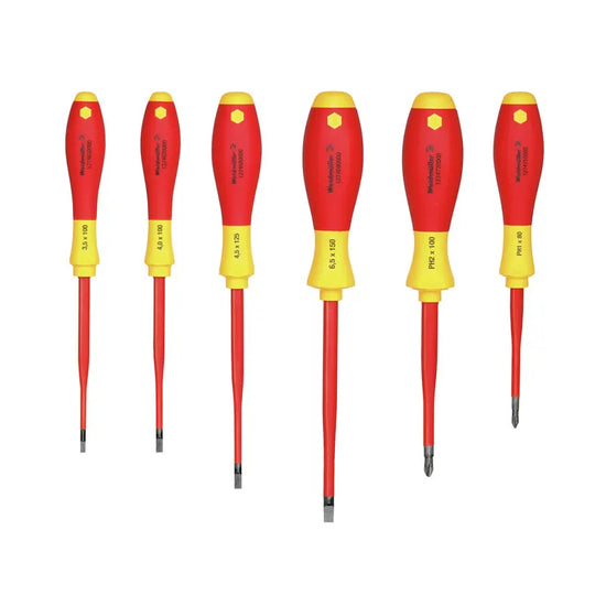 SDIS SL 2.5-5.5/PH1/2 Set 6 destornilladores slim planos y Phillips con aislamie