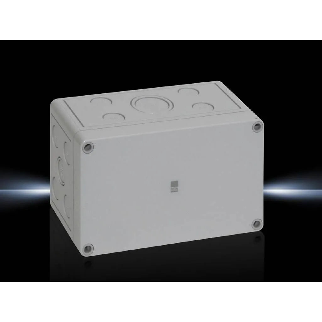 PK Caja pre-troquelada de policarbonato 110Hx180Wx90Dmm IP66 RAL7035 2 piezas
