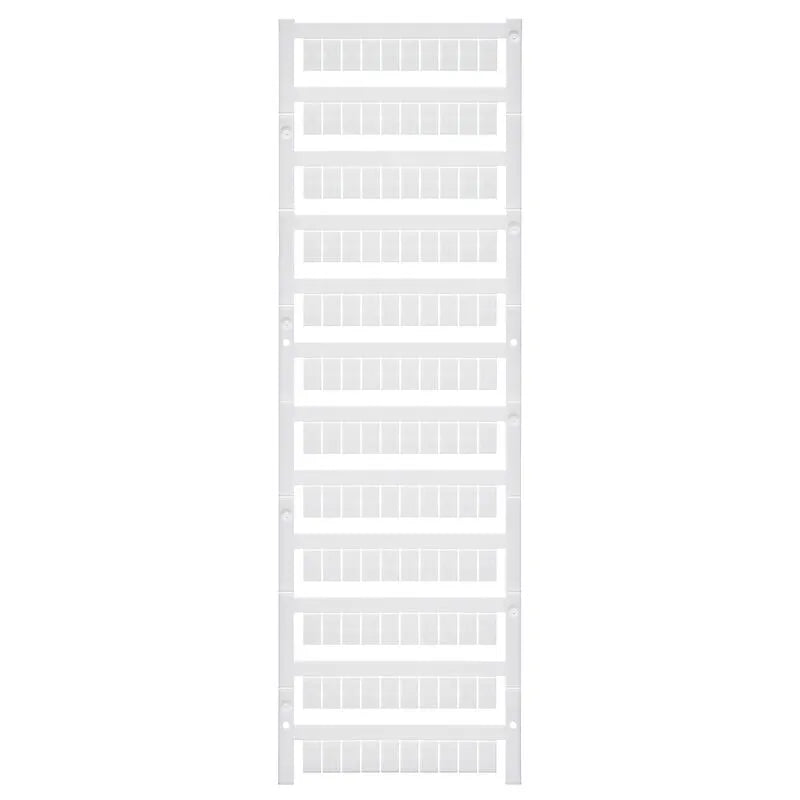 MF 10/6 MM WS Etiqueta para clema s/rotulación 10Hx6Wmm Blanca tablilla 120pzs