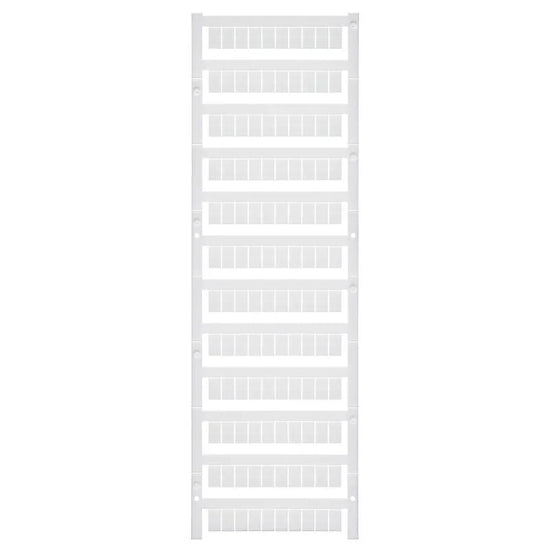 MF 10/6 MM WS Etiqueta para clema s/rotulación 10Hx6Wmm Blanca tablilla 120pzs