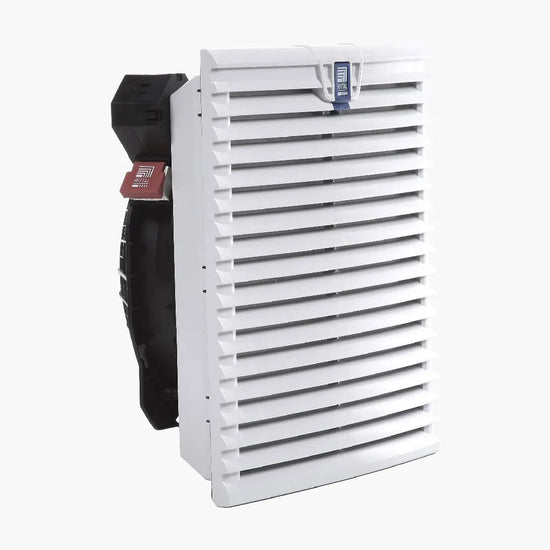 SK Ventilador con filtro TopTherm 160m³/h 255x255mm 115VCA RAL 7035