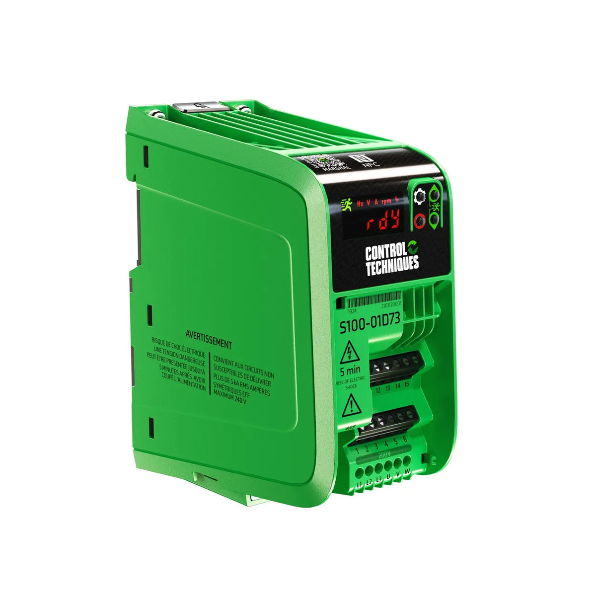 Variador de frecuencia  3ph Entrada 60hz 240V Salida 240V 7.5A 2HP 230 VAC