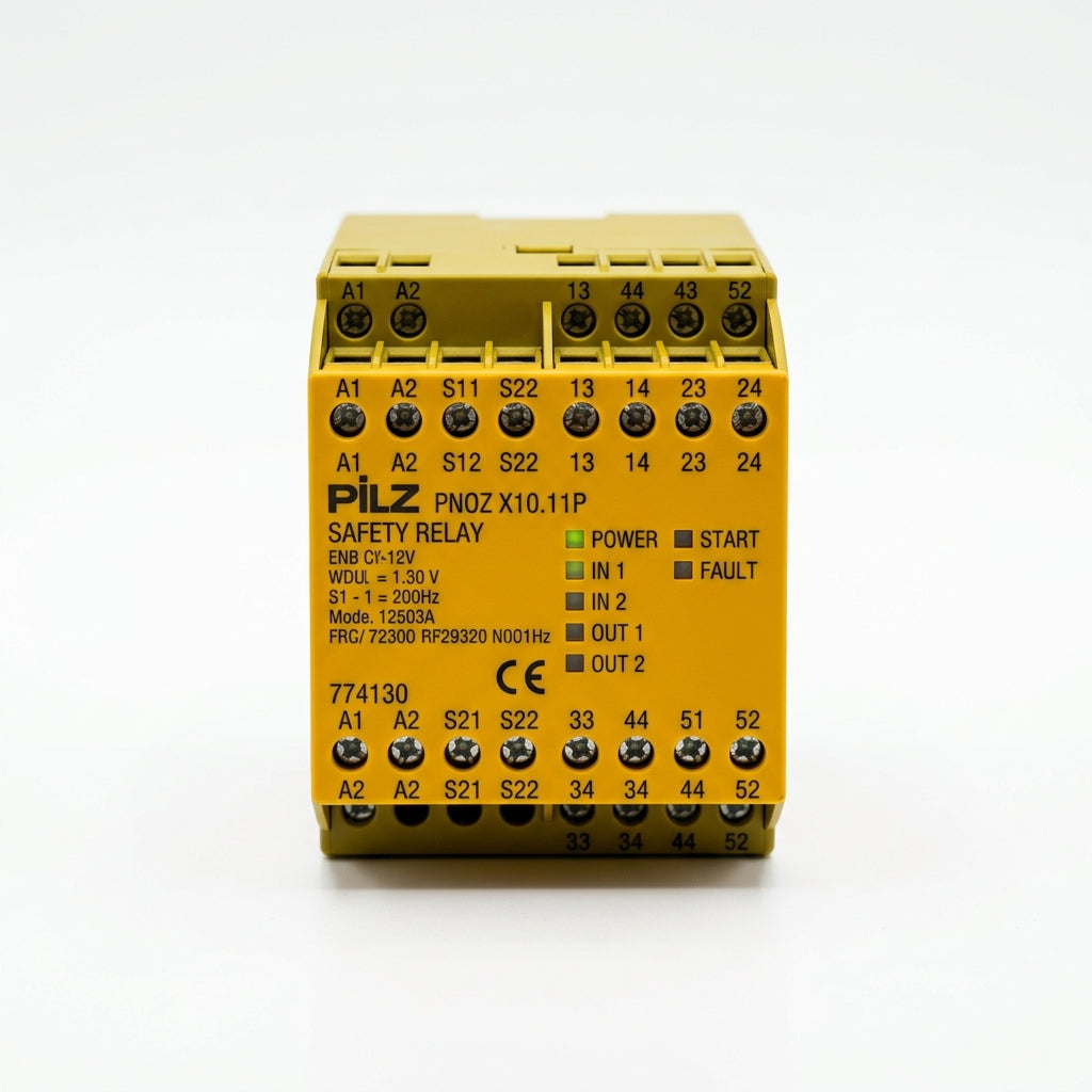 PILZ PNOZ X10.11P 24VDC 6n/o 4n/c 6LED 777750 RELÉ DE SEGURIDAD SIN CONECTORES