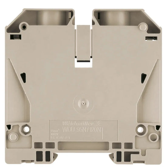WDU 95N/120N Clema de paso compacta beige 120mm² 4AWG-250MCM 269A 1000VCA
