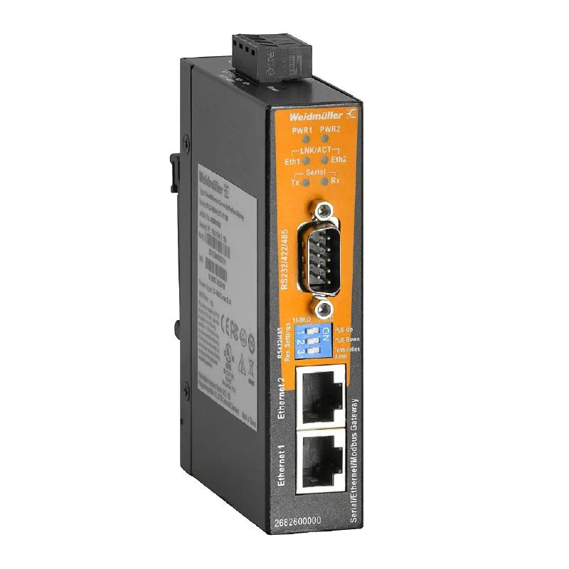 IE-CS-MBGW-2TX-1COM Convertidor serial/Ethernet y Gatway 2xRJ45/1xDB9 -40~70°C