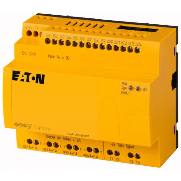 ES4P-221-DRXX1 SAFETY RELAY 24 VDC 14DI/4DO RELAYS EASYNET