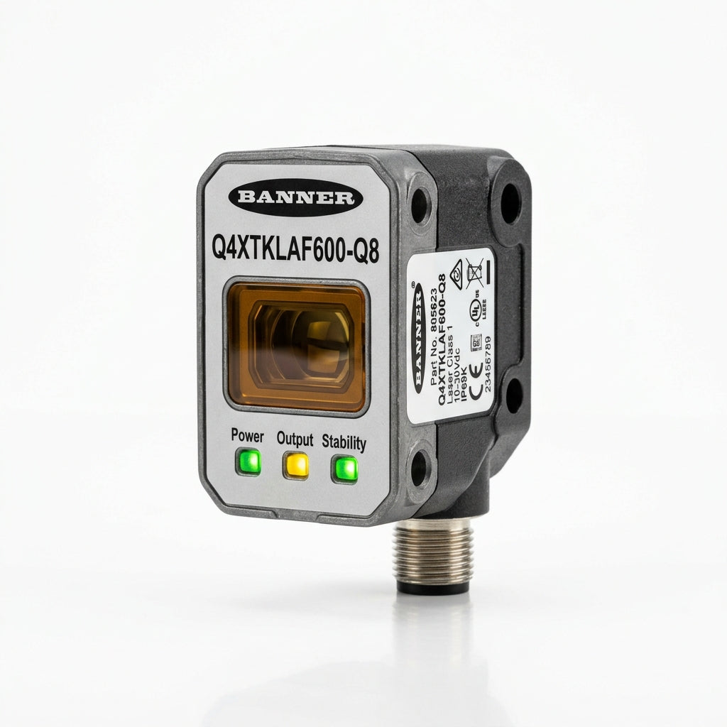BANNER Q4XTKLAF600-Q8 SENSOR DE DISTANCIA LASER