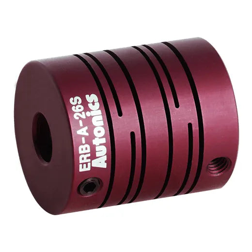 ERB-A-26S-06/(3/8INCH) Cople radial flexible doble de aluminio Ø06mm/(3/8IN)