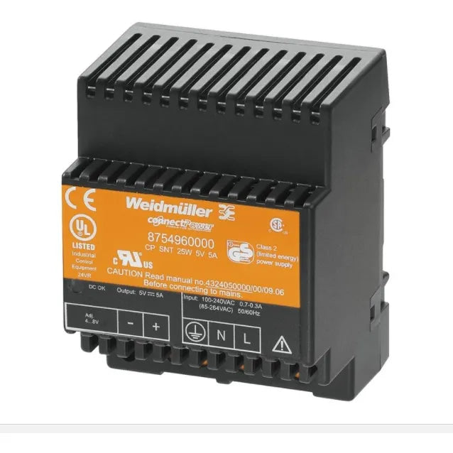 INSTA Fuente de alimentación monofásica 115-230VCA Output 25W 5VCD 5A