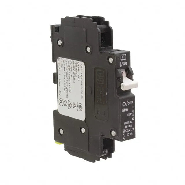 QL-A-1-13-DM-KM-15 9926 Interruptor termomagnético c/ Aux 1P 15A 10kA Curva KM