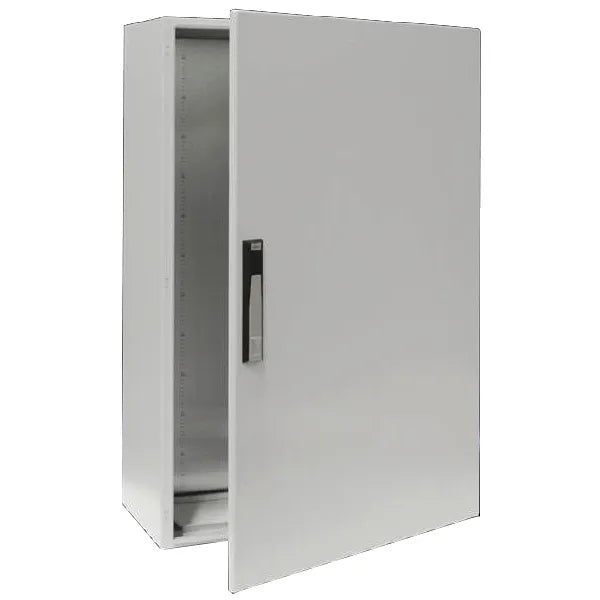 CM Armario compacto de chapa de acero 1200Hx800Wx400Dmm 1 Puerta IP55 RAL7035