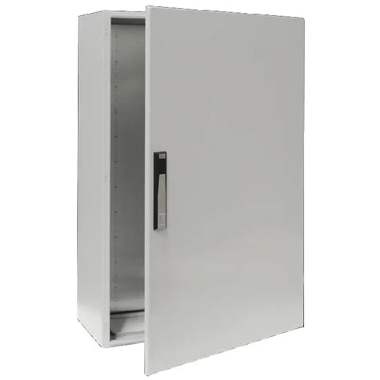 CM Armario compacto de chapa de acero 1200Hx800Wx400Dmm 1 Puerta IP55 RAL7035