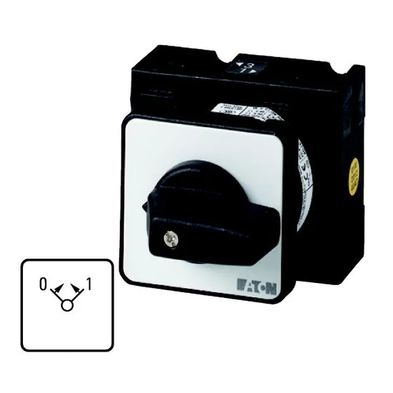 T0-1-15366/E Interruptor CAM ON Momentaneo 1P 2contactos 20A P/empotrar IP65