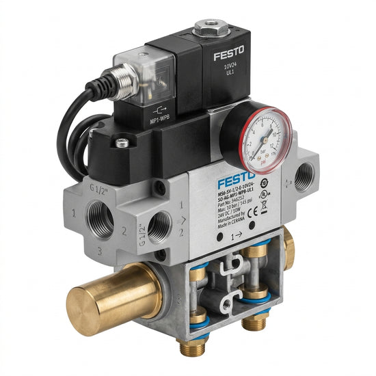 FESTO MS6-SV-1/2-E-10V24-SO-AG-MP1-WPB-UL1