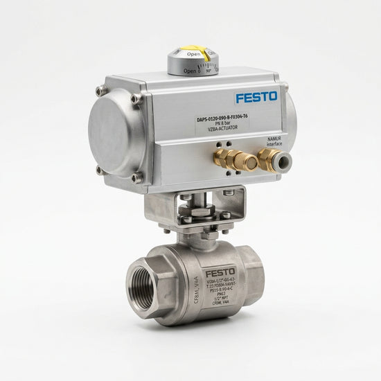 FESTO VZBA-1/2"-GG-63-T-22-F0304-V4V4T-PS15-R-90-4-C