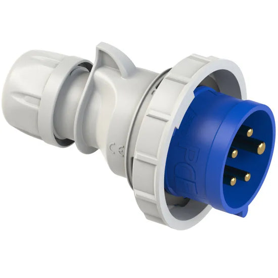 2603 Clavija aerea 3P+N+T 9H 16A 230V IP67 Azul