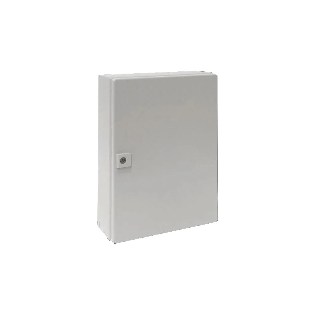 EB E-Box Caja pequeña de chapa de acero 400Hx300Wx120Dmm IP66 RAL7035