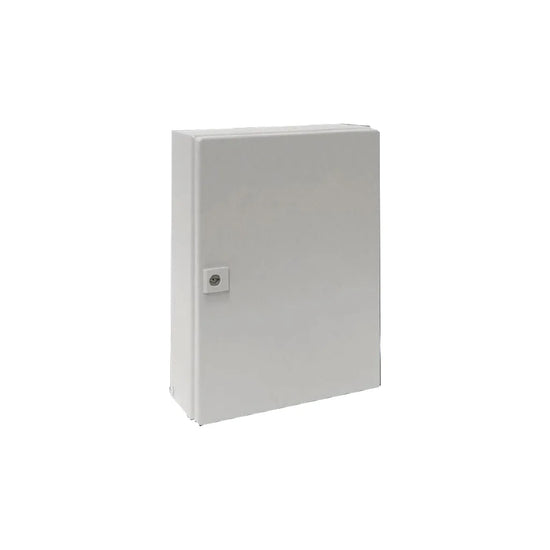 EB E-Box Caja pequeña de chapa de acero 400Hx300Wx120Dmm IP66 RAL7035