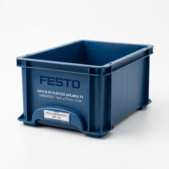 FESTO Gaveta De Plástico Apilable #3.