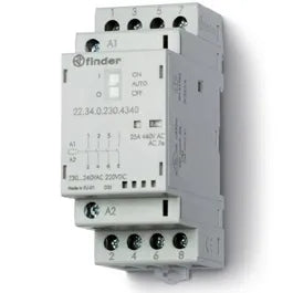 Contactor modular 120VCA/CD 4NA AgSn02 25A 250/440VCA IP20