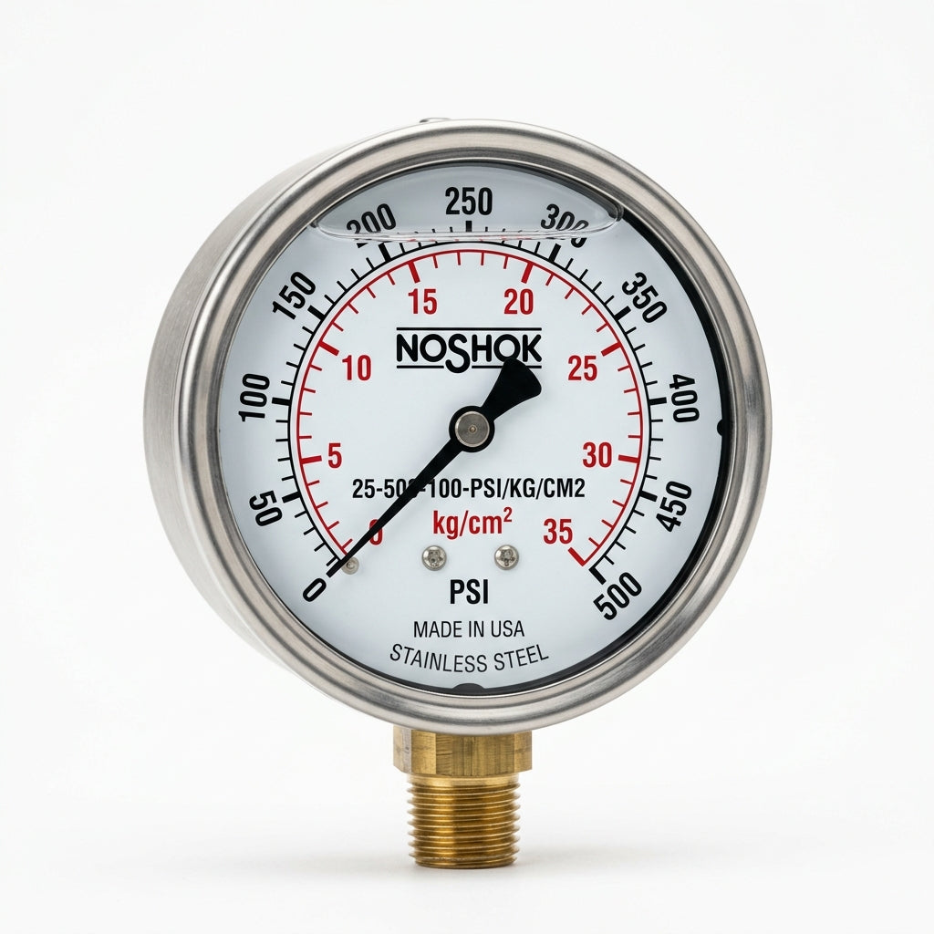 NOSHOK 25-500-100-PSI/KG/CM2