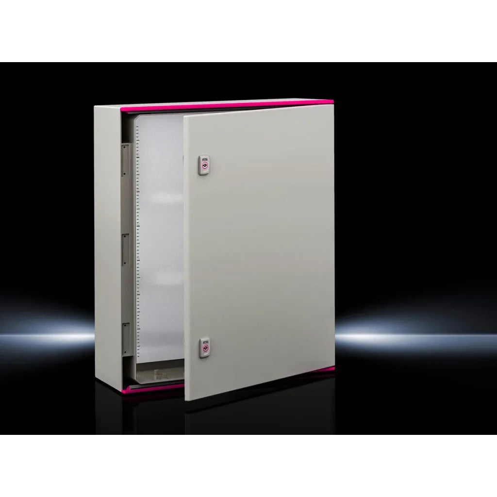 AX Gabinete mural de poliester 1P 350Hx250Wx150Dmm RAL7035 IP66 NEMA 4X