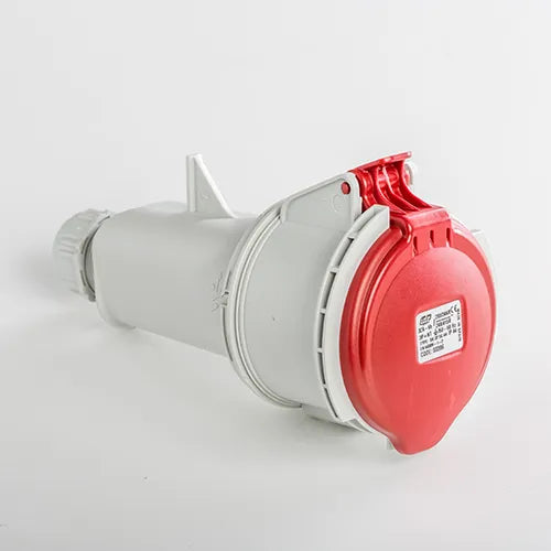 Base aérea 32A 3P+N+T 220/400VCA 6h Rojo IP44