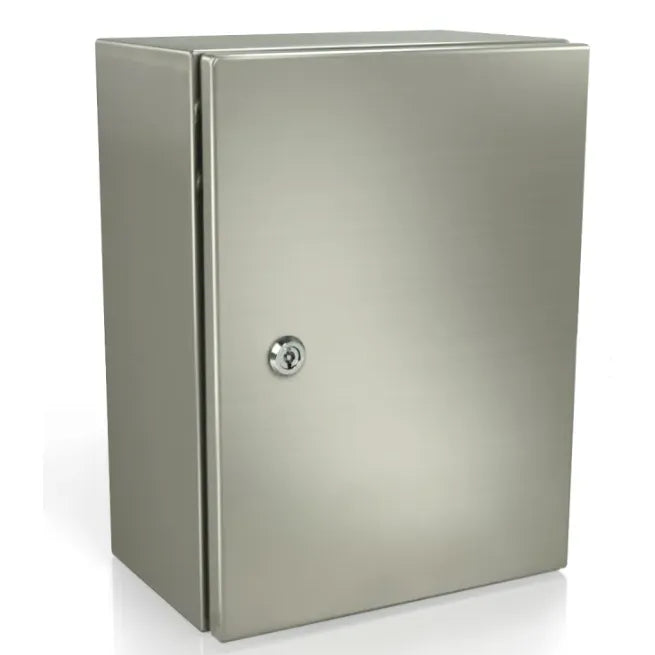 Gabinete mural de acero inoxidable 1P 600Hx600Wx300Dmm AISI 304 IP66 NEMA 4