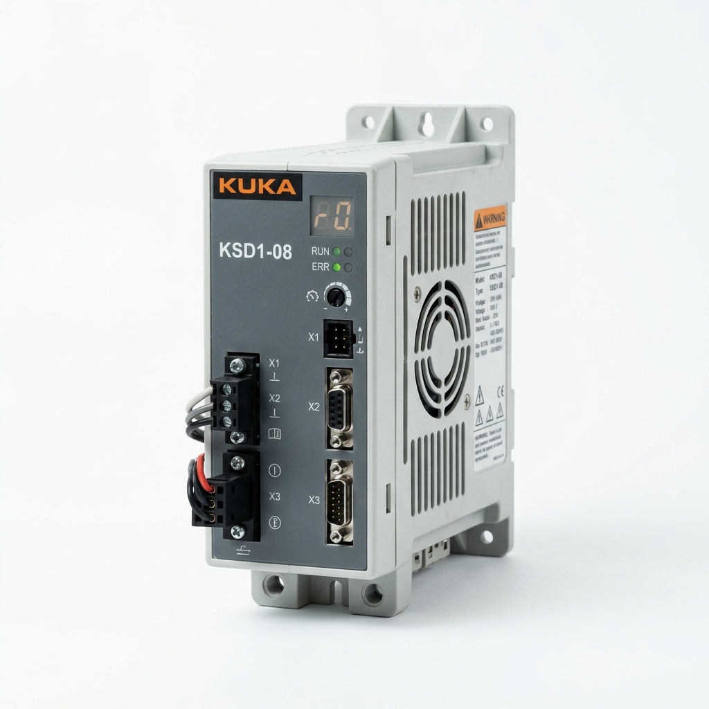 KUKA KSD1-08 SERVO DRIVE CON DETALLE